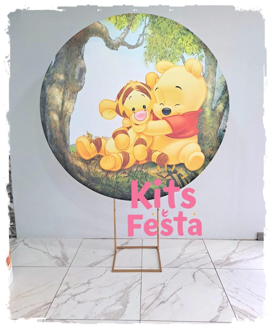 URSINHO POOH BEBE PAINEL kit festa, decoração. Ilha de são Miguel, açores.