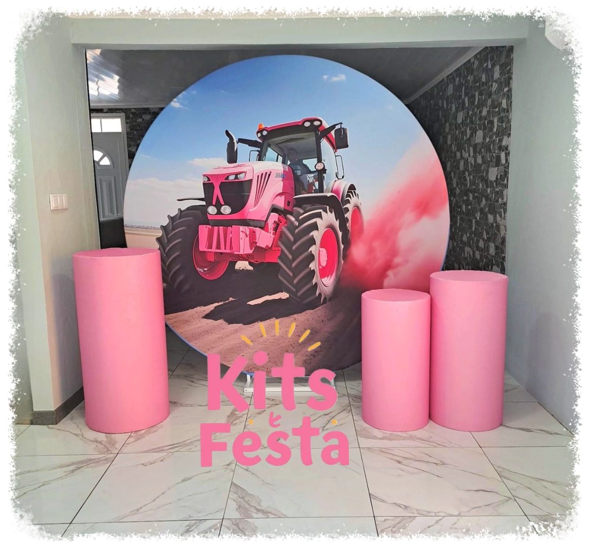 trator, decoração de festa, kit, ilha de sao miguel