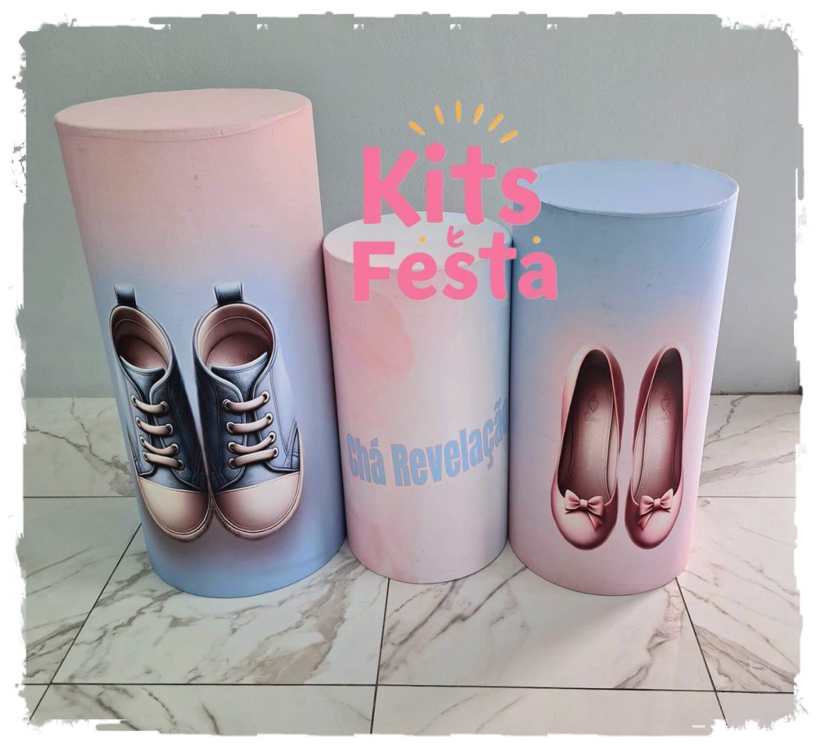 cha revelação, decoração de festa, kit, ilha de sao miguel