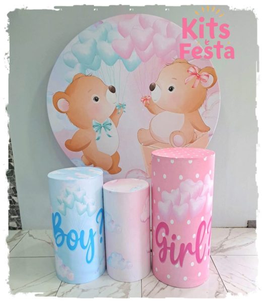 cha revelação, decoração de festa, kit, ilha de sao miguel, balões