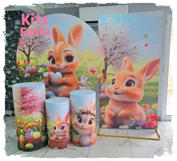 COELHINHA, pascoa, decoração de festa, kit, ilha de sao miguel