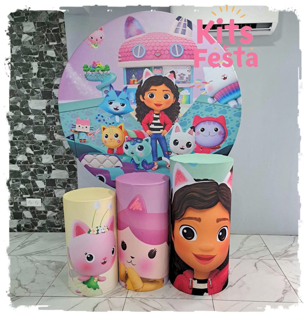 gaby e os gatos, decoração de festa, kit, ilha de sao miguel, balões