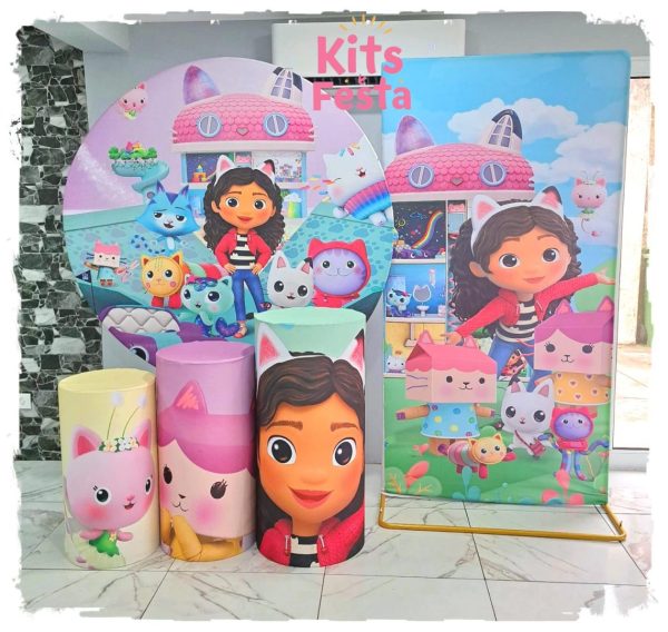 gaby e os gatos, decoração de festa, kit, ilha de sao miguel, balões