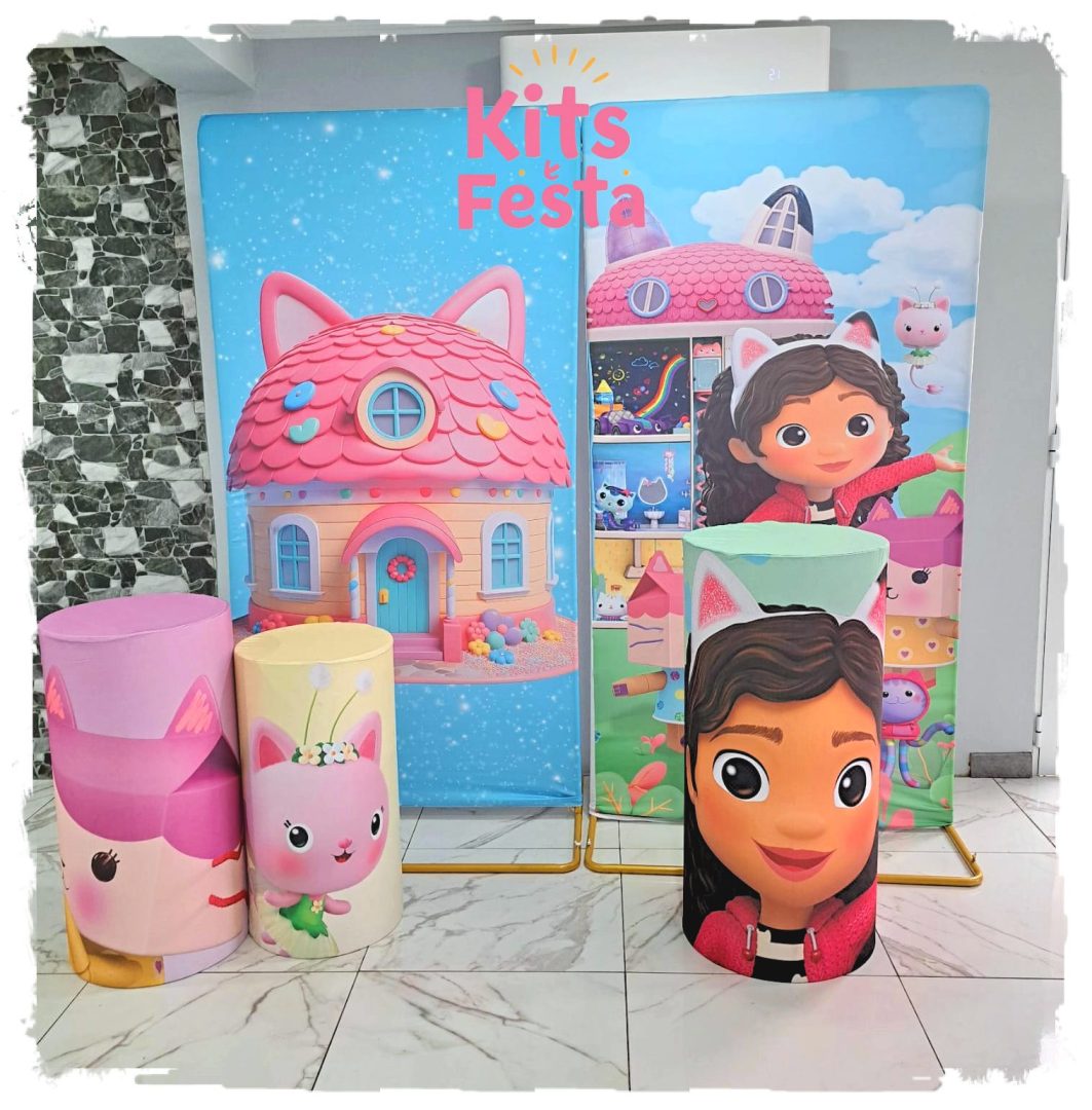 gaby e os gatos, decoração de festa, kit, ilha de sao miguel, balões
