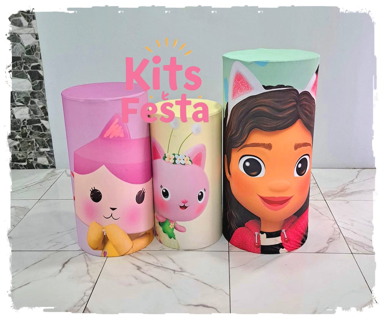 gaby e os gatos, decoração de festa, kit, ilha de sao miguel, balões