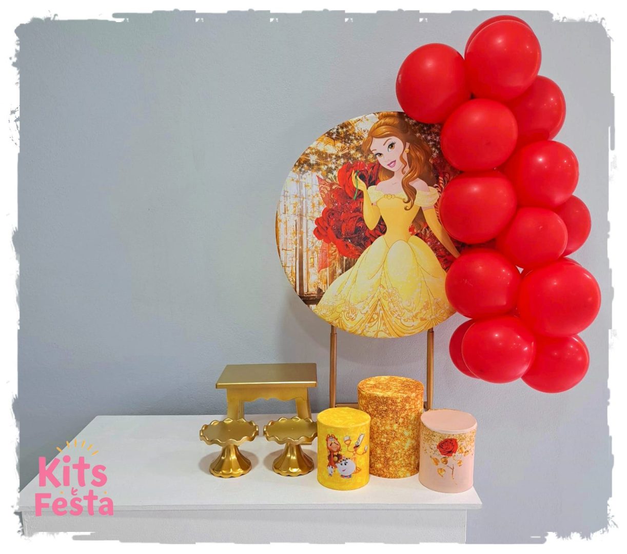 BELA MINI KIT DETALHES LUXO mini kits, decoração de festa, kit, ilha de sao miguel, balões