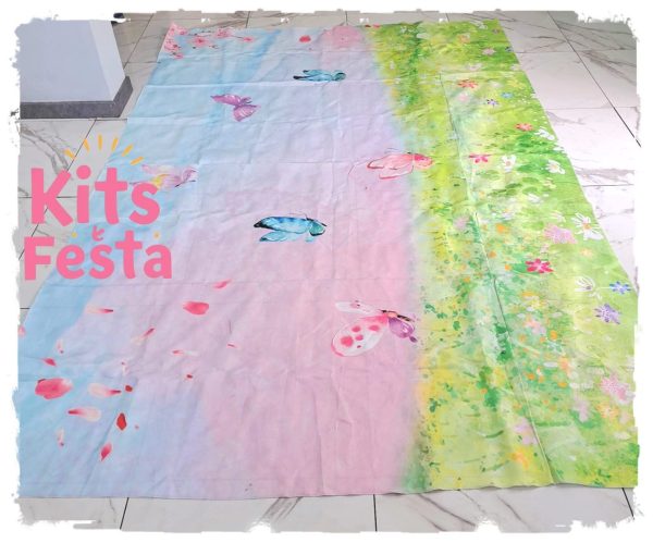 decoração de festa, kit, ilha de sao miguel, balões, batizado, borboletas, tapete