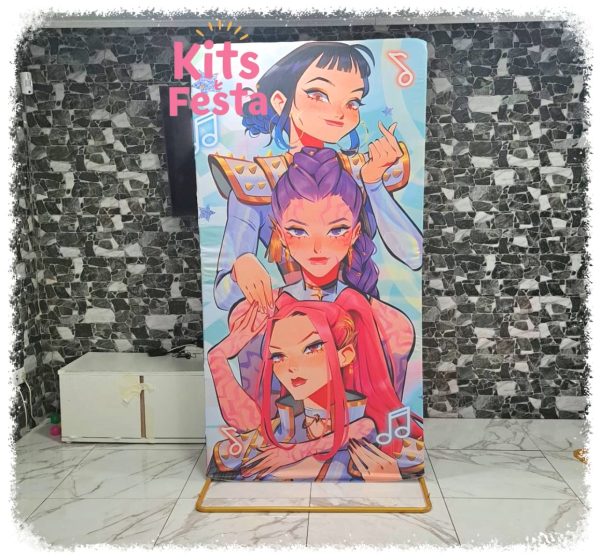 guerreiras do k-pop, decoração de festas, ilha de sao miguel, açores,