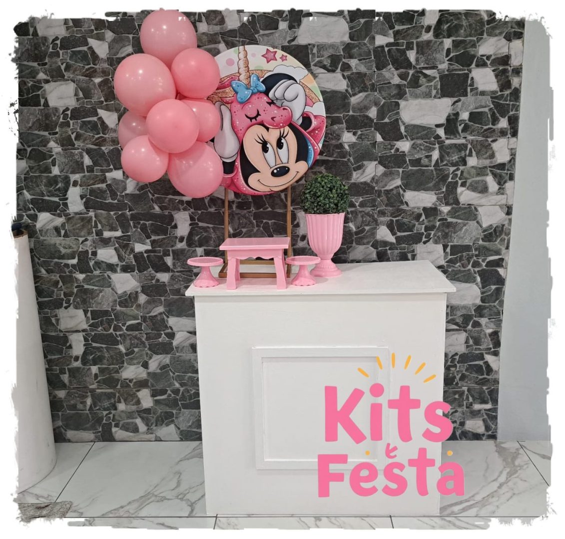 MINNIE MINI UNICORNIO COM BALOES4 minnie, mesa, mini, decoração de festas, ilha de sao miguel, açores,