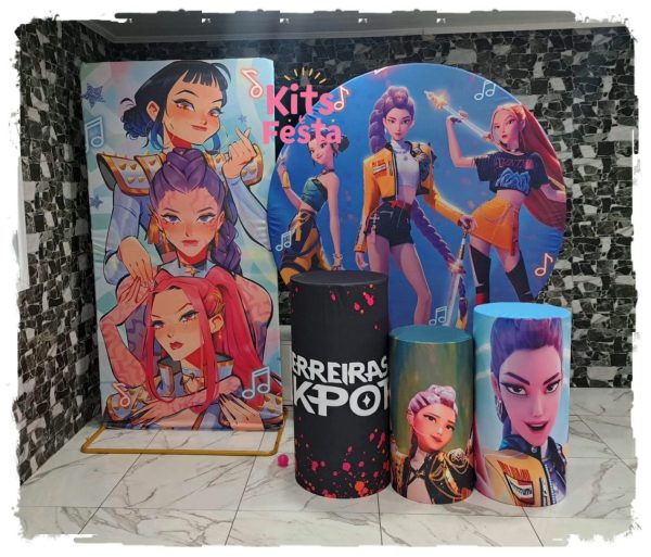 guerreiras do k-pop, decoração de festas, ilha de sao miguel, açores,