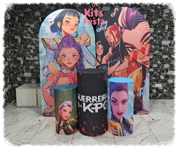 guerreiras do k-pop, decoração de festas, ilha de sao miguel, açores,