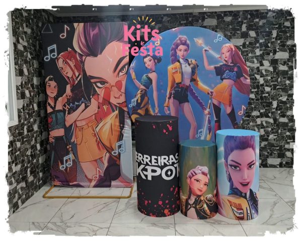 guerreiras do k-pop, decoração de festas, ilha de sao miguel, açores,