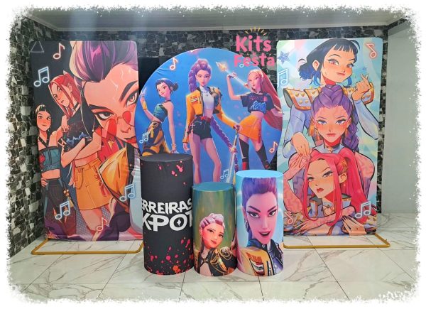 guerreiras do k-pop, decoração de festas, ilha de sao miguel, açores,