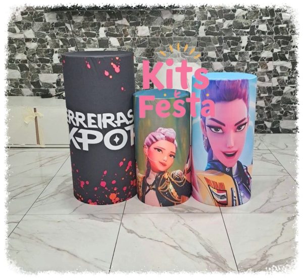 guerreiras do k-pop, decoração de festas, ilha de sao miguel, açores,