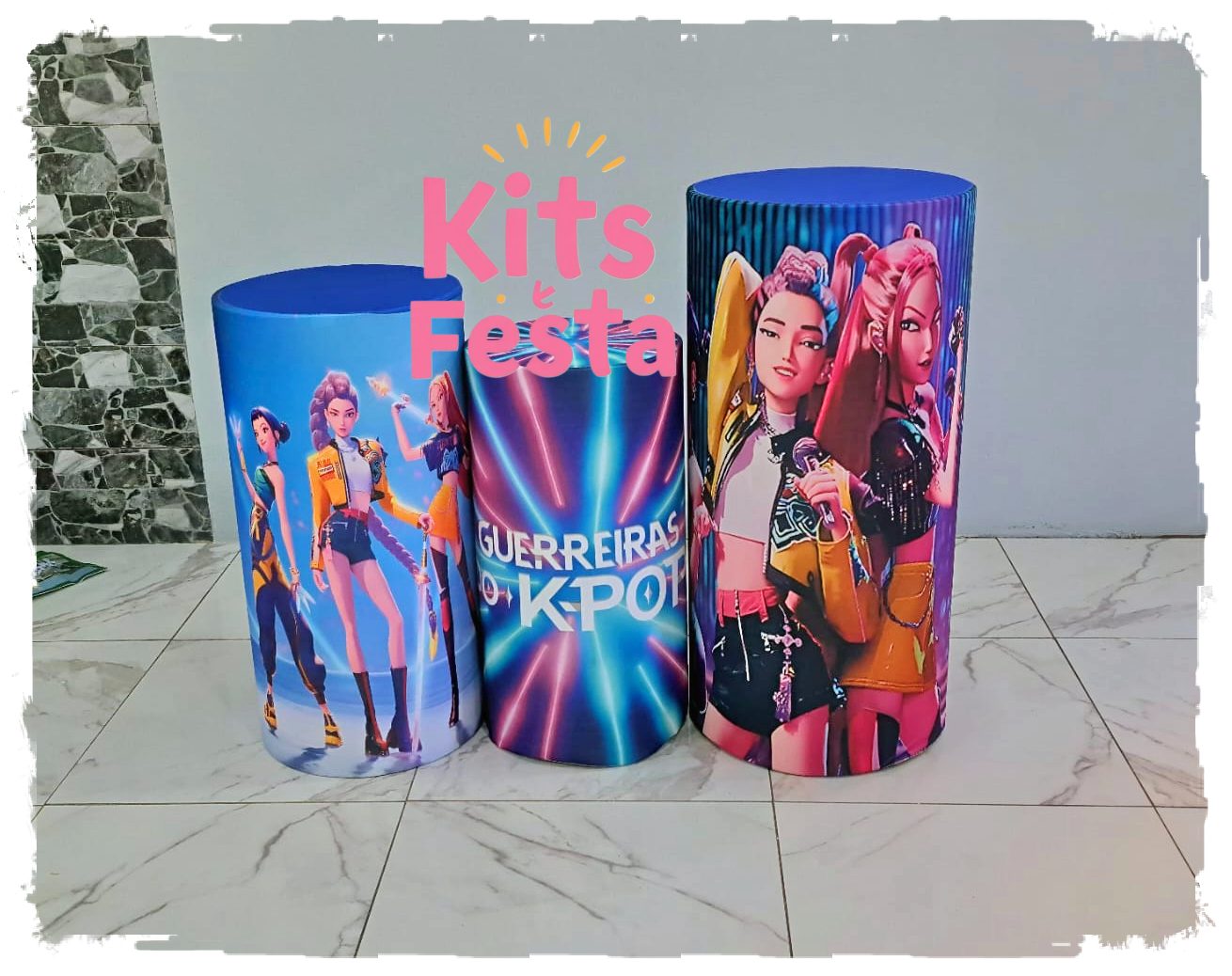 guerreiras do k-pop, decoração de festas, ilha de sao miguel, açores,