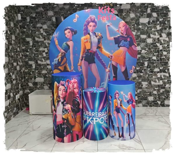 guerreiras do k-pop, decoração de festas, ilha de sao miguel, açores,