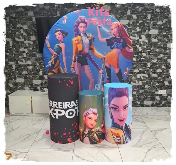 guerreiras do k-pop, decoração de festas, ilha de sao miguel, açores,