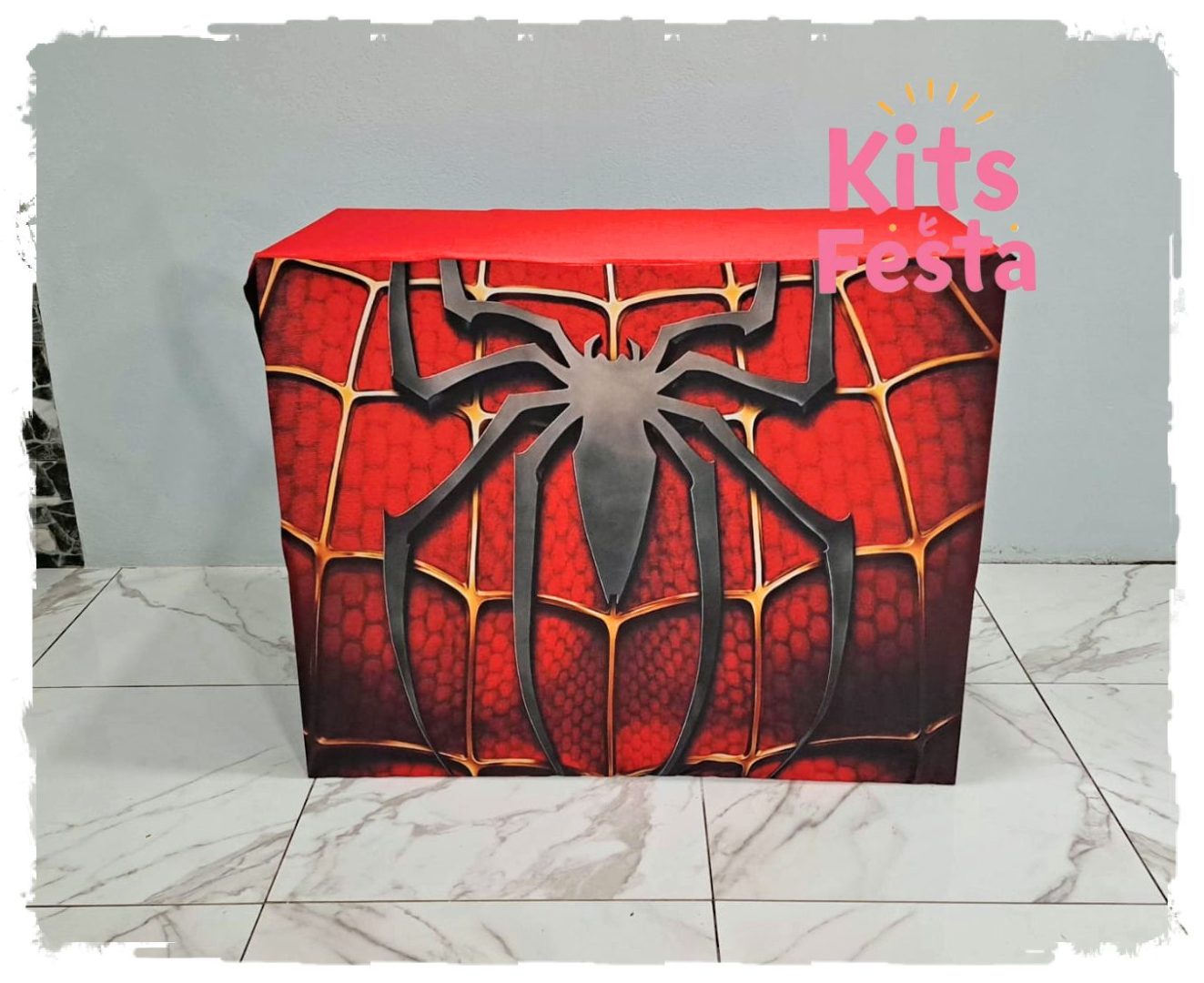 homem aranha mesa , decoração de festas, ilha de sao miguel, açores,