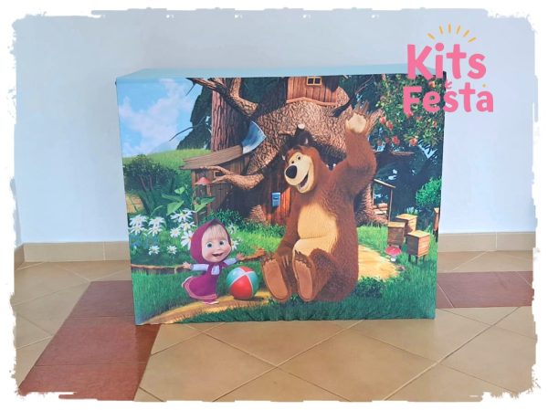 MASHA E O URSO MESA masha e o urso, aluguer na ilha de são miguel, açores. festas, decorações