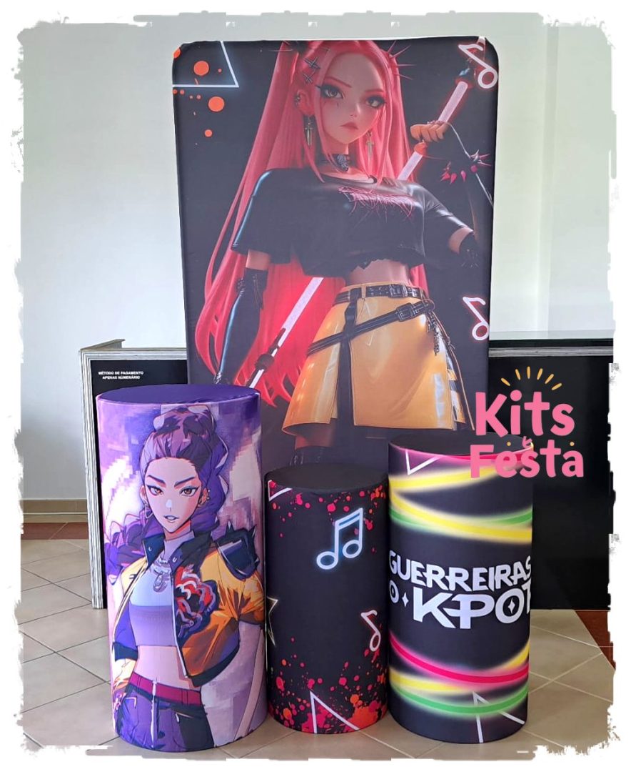 GUERREIRAS DO K-POP MIRA KIT guerreiras do k-pop, decoração de festas, ilha de sao miguel, açores,