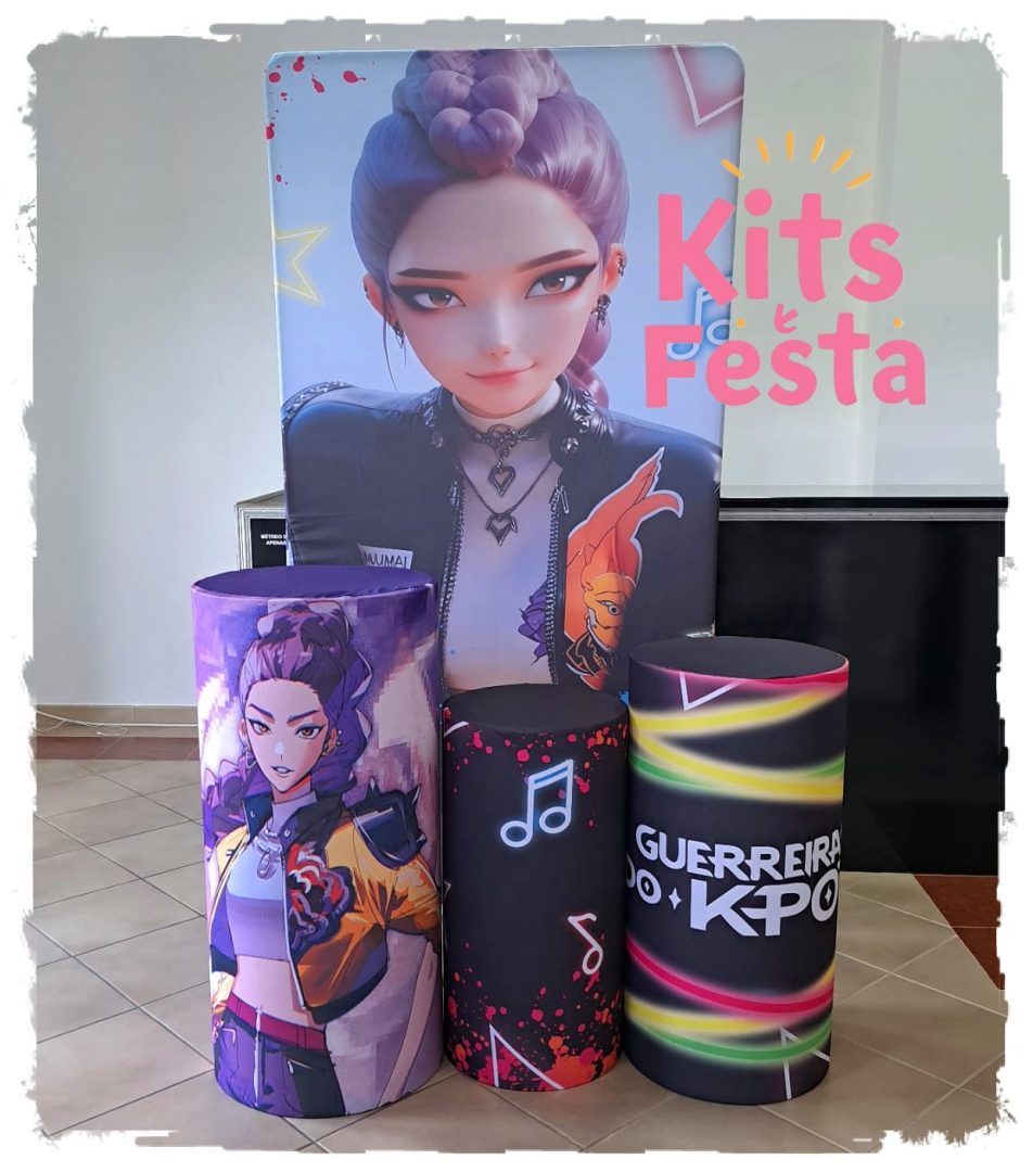 guerreiras do k-pop, decoração de festas, ilha de sao miguel, açores,