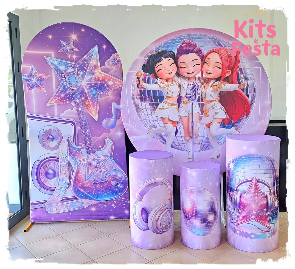 guerrerias do k-pop, kit festa, decoração. Ilha de são Miguel, açores.