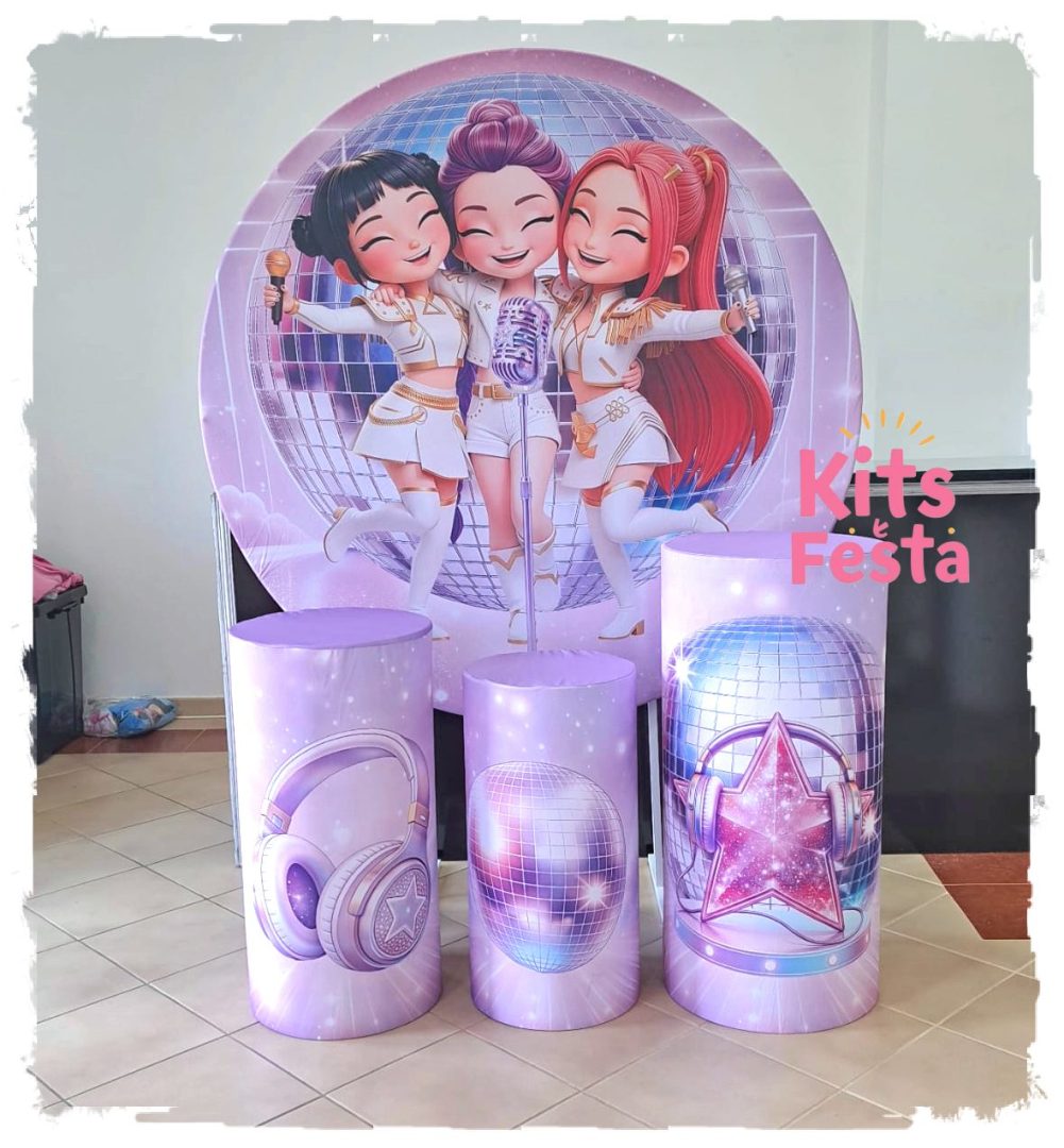guerrerias do k-pop, kit festa, decoração. Ilha de são Miguel, açores.