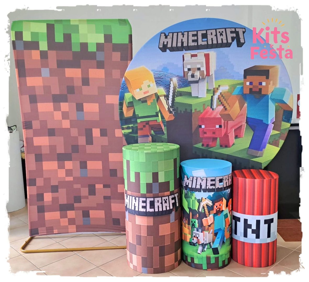 minecraft, decoração de festas, ilha de sao miguel, açores,