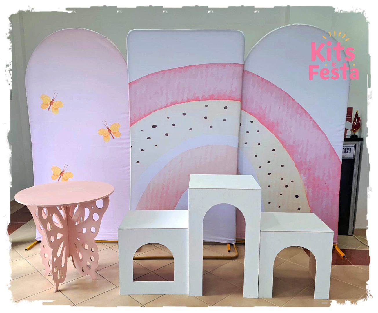 arco-iris, boho, festa, decoração. Ilha de são Miguel, açores.