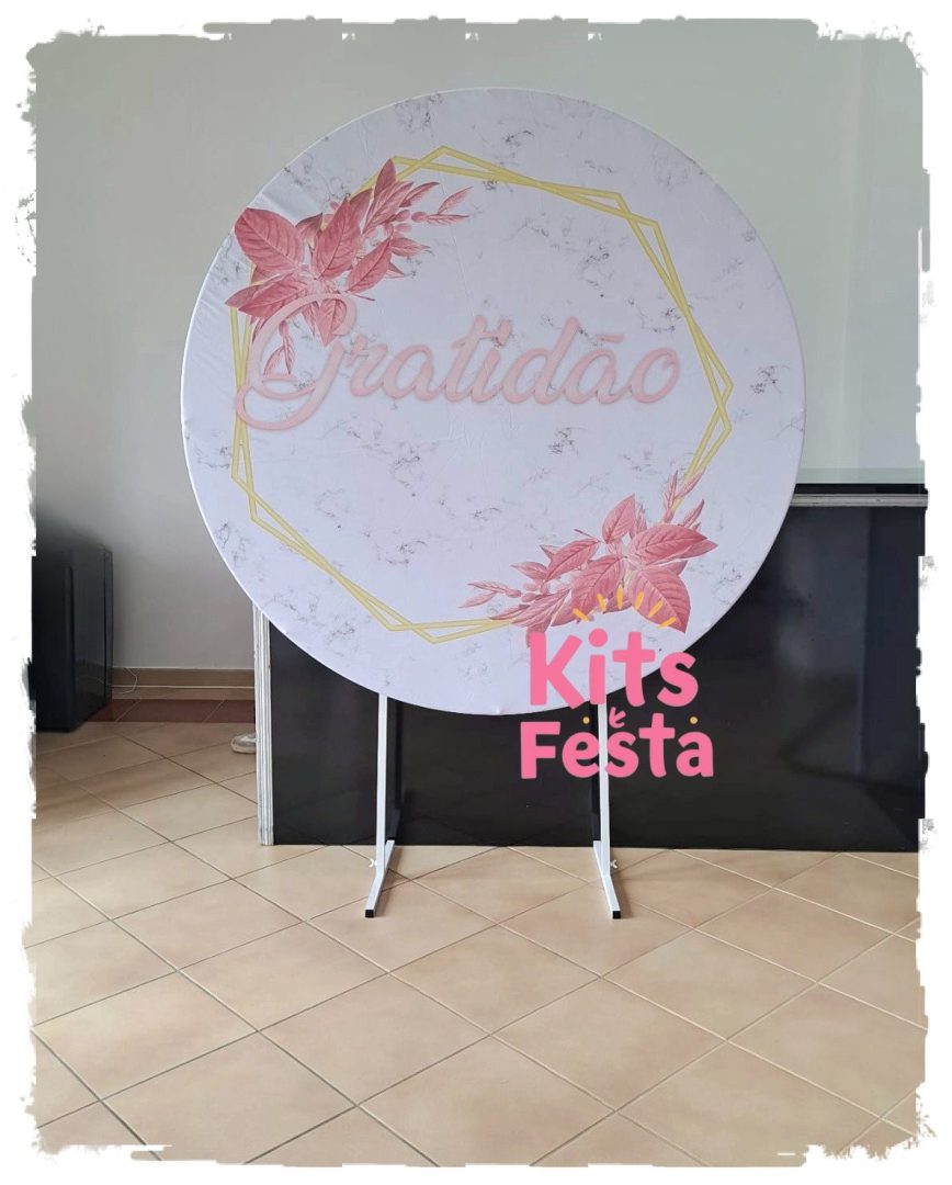 FLORAL GRATIDÃO PAINEL REDONDO Floral, Gratidão, kitfesta, ilha de são miguel, açores, decoração, aniversario