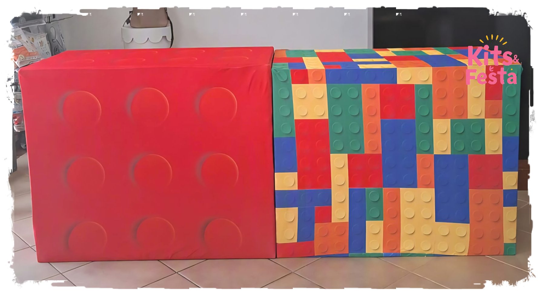 Lego 2 Painéis, 2 mesas Kit Festa Decoração, Ilha de São Miguel 3 LEGO, decoração de festas, ilha de sao miguel, açores,