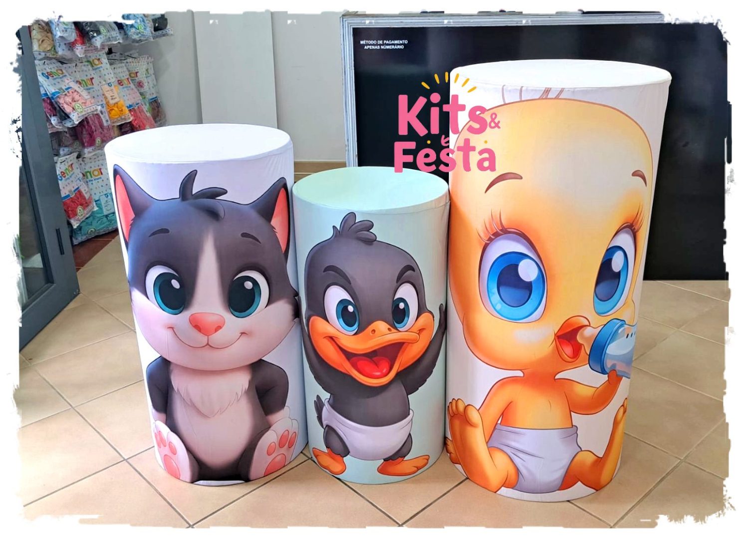 looney tunes, decoração de festas, ilha de sao miguel, açores,