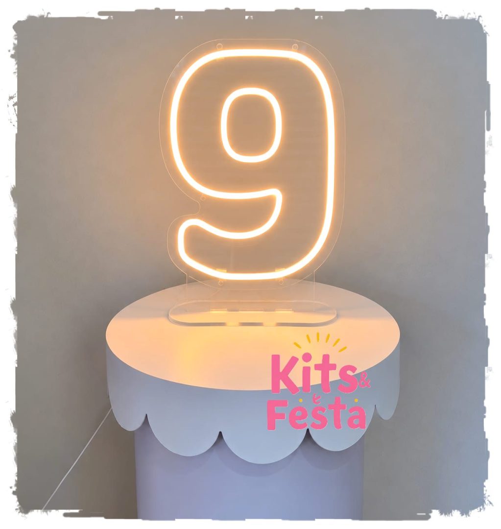 Número Luminoso em Led 9, ideal para dar um charme a qualquer decoração! - Image 1