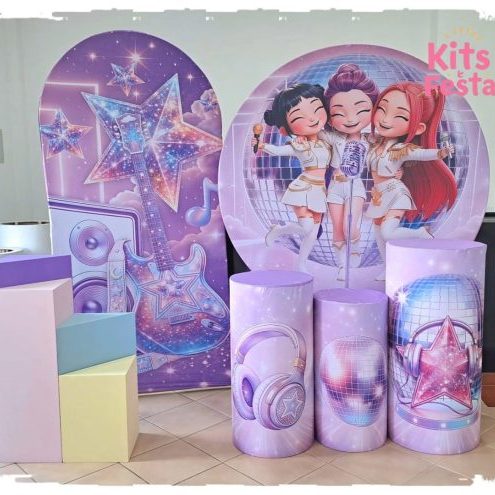 guerrerias do k-pop, kit festa, decoração. Ilha de são Miguel, açores.
