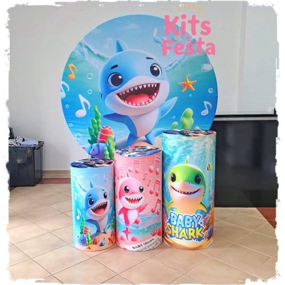BABY SHARK, decoração de festas, ilha de sao miguel, açores,