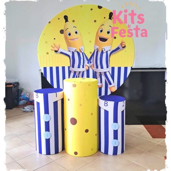 banana de pijamas, kit festa, decoração. Ilha de são Miguel, açores.