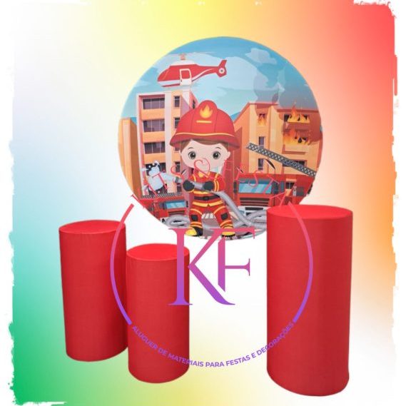 Bombeiros, kitfesta, ilha de são miguel, açores, decoração, aniversario