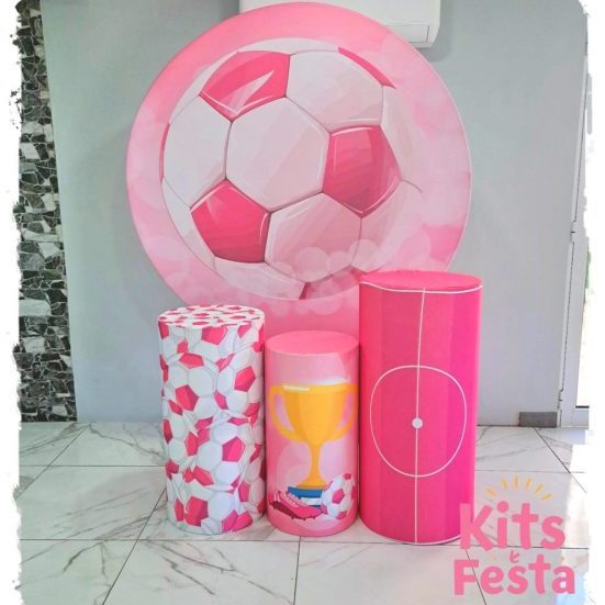 futebol rosa, menina, decoração de festa, kit, ilha de sao miguel, balões