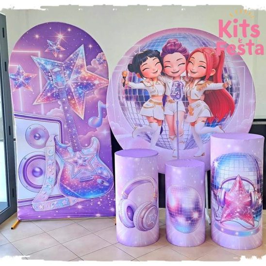 guerrerias do k-pop, kit festa, decoração. Ilha de são Miguel, açores.