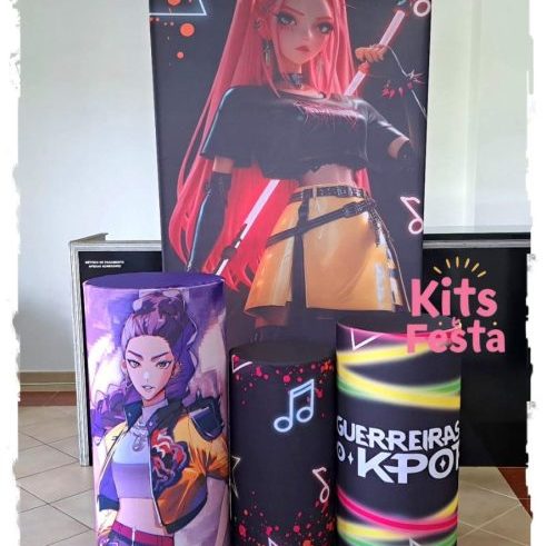 guerreiras do k-pop, decoração de festas, ilha de sao miguel, açores,
