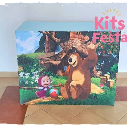 MESA masha e o urso, aluguer na ilha de são miguel, açores. festas, decorações