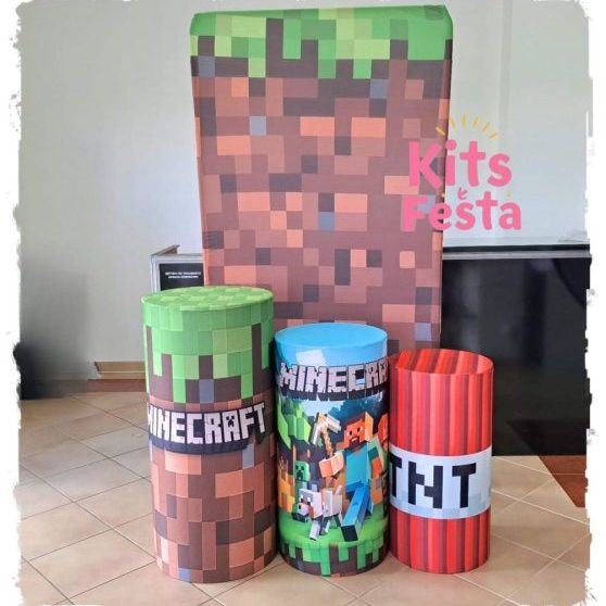minecraft, decoração de festas, ilha de sao miguel, açores,