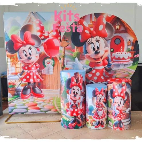 minnie, kit festa, decoração. Ilha de são Miguel, açores.