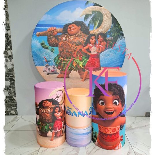 Moana 2, Kits Festa, aluguer, decoração, aniversário, ilha de são miguel, açores