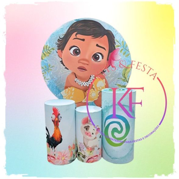 Moana bebe, kit festa, decoração, aniversário, ilha de sao miguel, açores