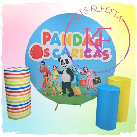 Panda e os Caricas, Kits Festa, aluguer, decoração, aniversário, ilha de são miguel, açores
