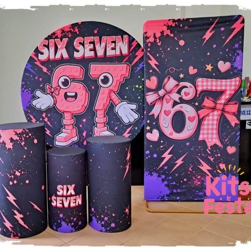 six seven menina, kits e festa, anviersario, decoração, ilha de sao miguel, açores