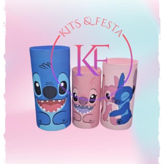 Stitch e Angel kit festa decoração aniversário
