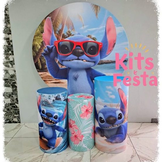 Stitch, kit festa, decoração. Ilha de são Miguel, açores.