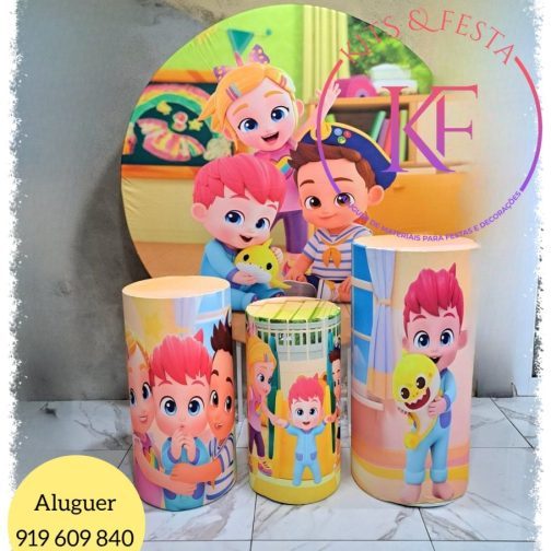 Baby Shark Família Kit Festa Decoração.